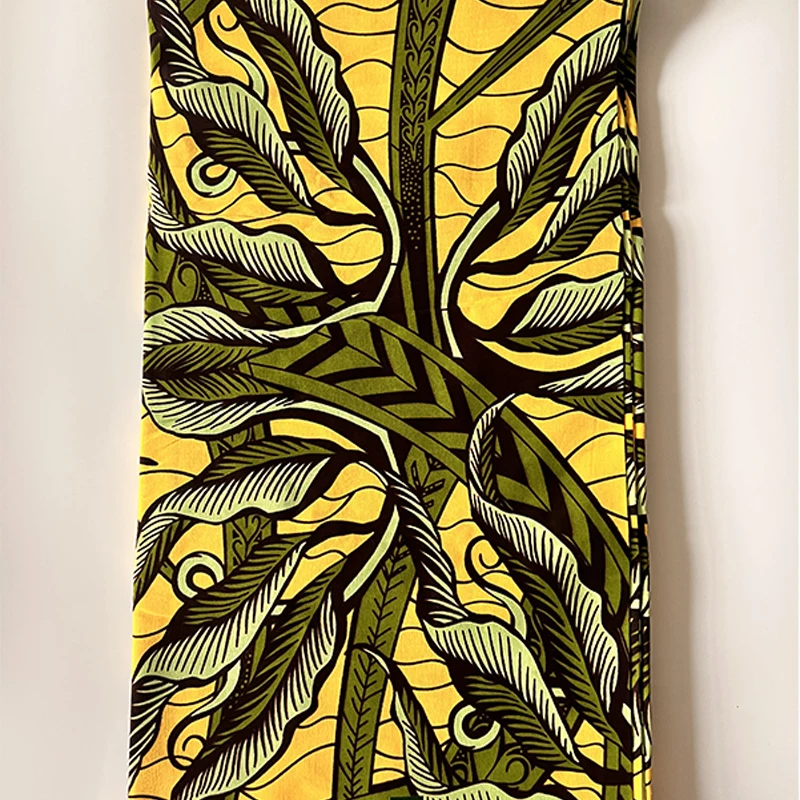 2024 high quality! African wax prints fabric tissu veritable Ankara wax Nigerian style 6 yards 100% cotton