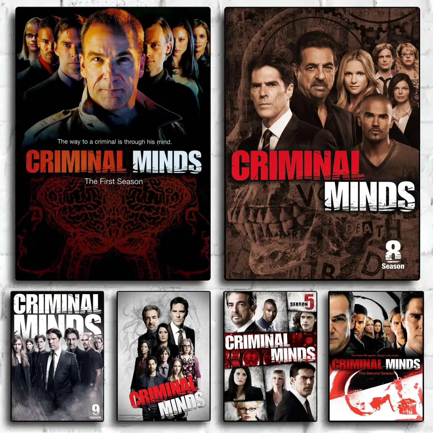 criminal minds Poster Decorative Painting Canvas Poster Wall Art Living Room Posters Bedroom Painting