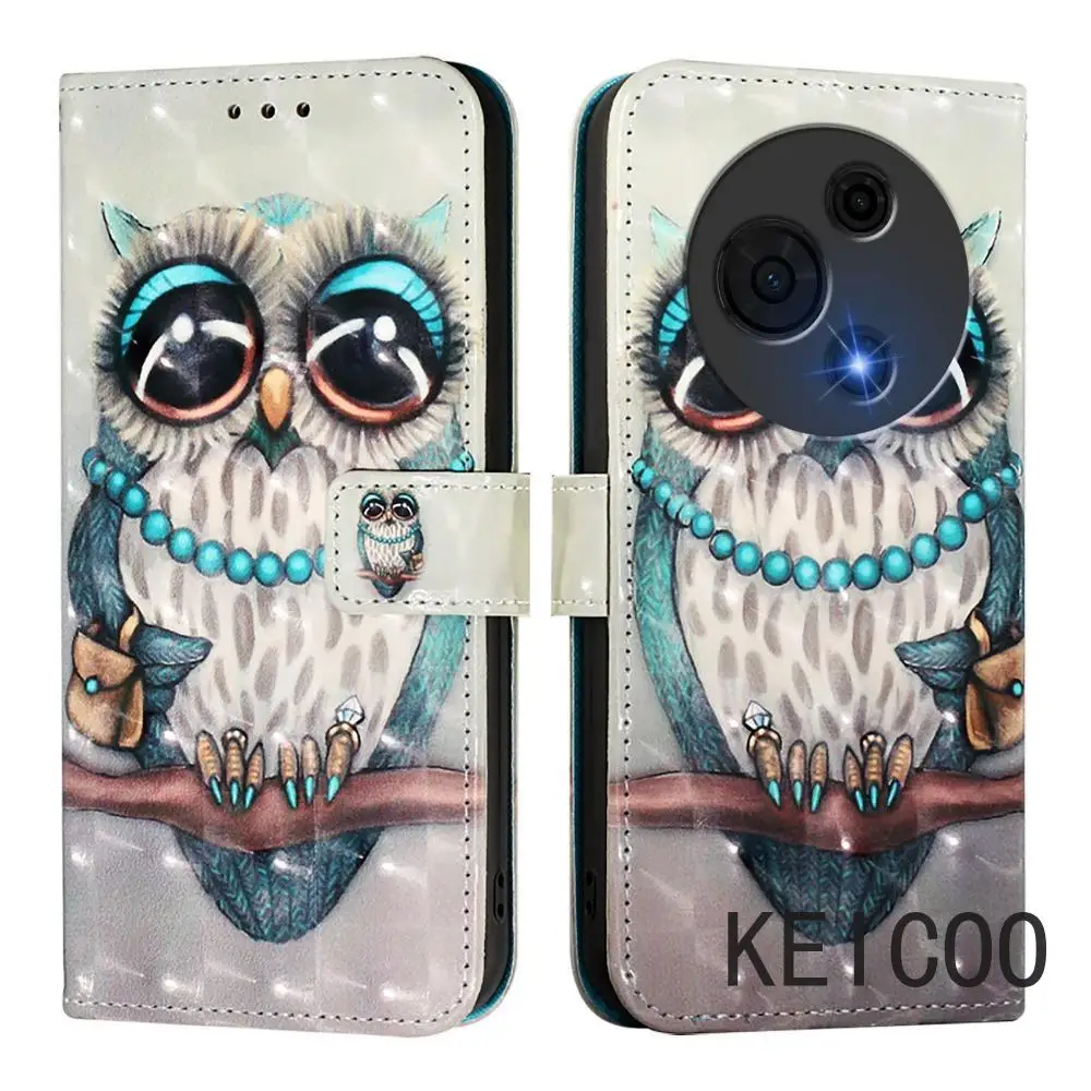 الكرتون الإسكان ل TCL 50 60 60R SE XL XE LE Pro NxtPaper 5G المغناطيسي الوجه غطاء فتحات بطاقة محفظة كليب لوحات الهاتف قذيفة #1