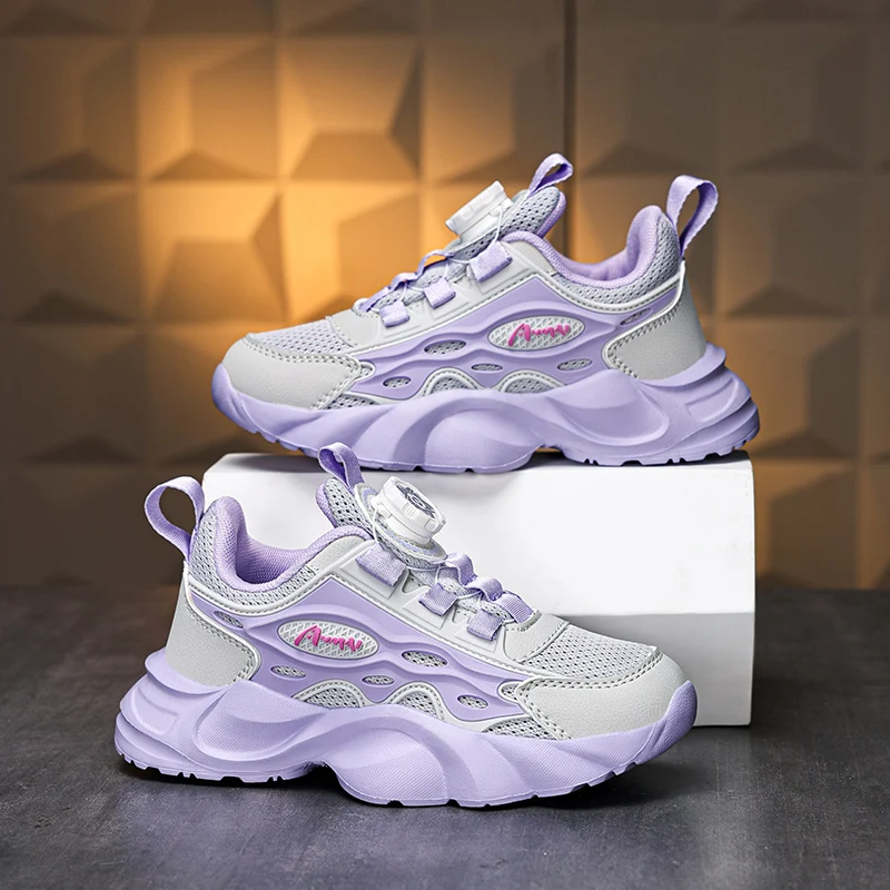 

Kids Sneakers 2024 Autumn Fashion Casual Sports Girls Running Shoes Boys School Jogging Shoes Breathable Children Tennis Sneaker