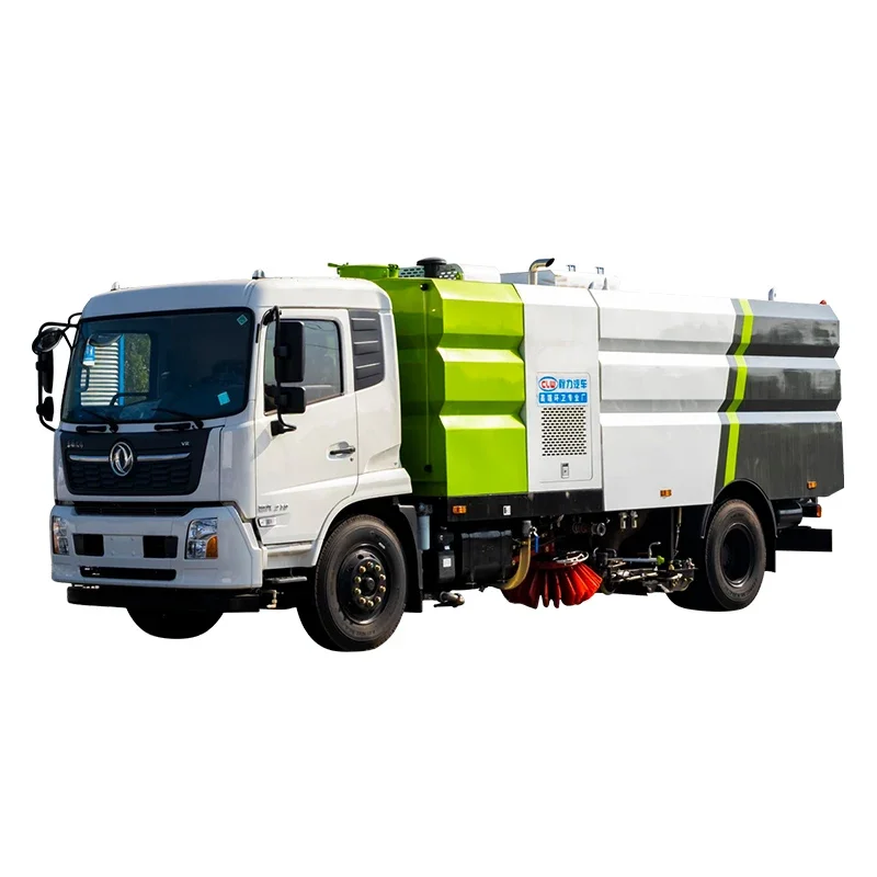 POHIR Vacuum Road Street Cleaning Sweeper Dust Truck Mounted Sweeping Machines Floor Mobile Street Sweeper Car