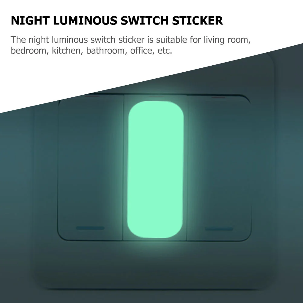 Luminous Switch Stickers Light Adhesive Decal Decorative Bedroom Night Glowing Labels