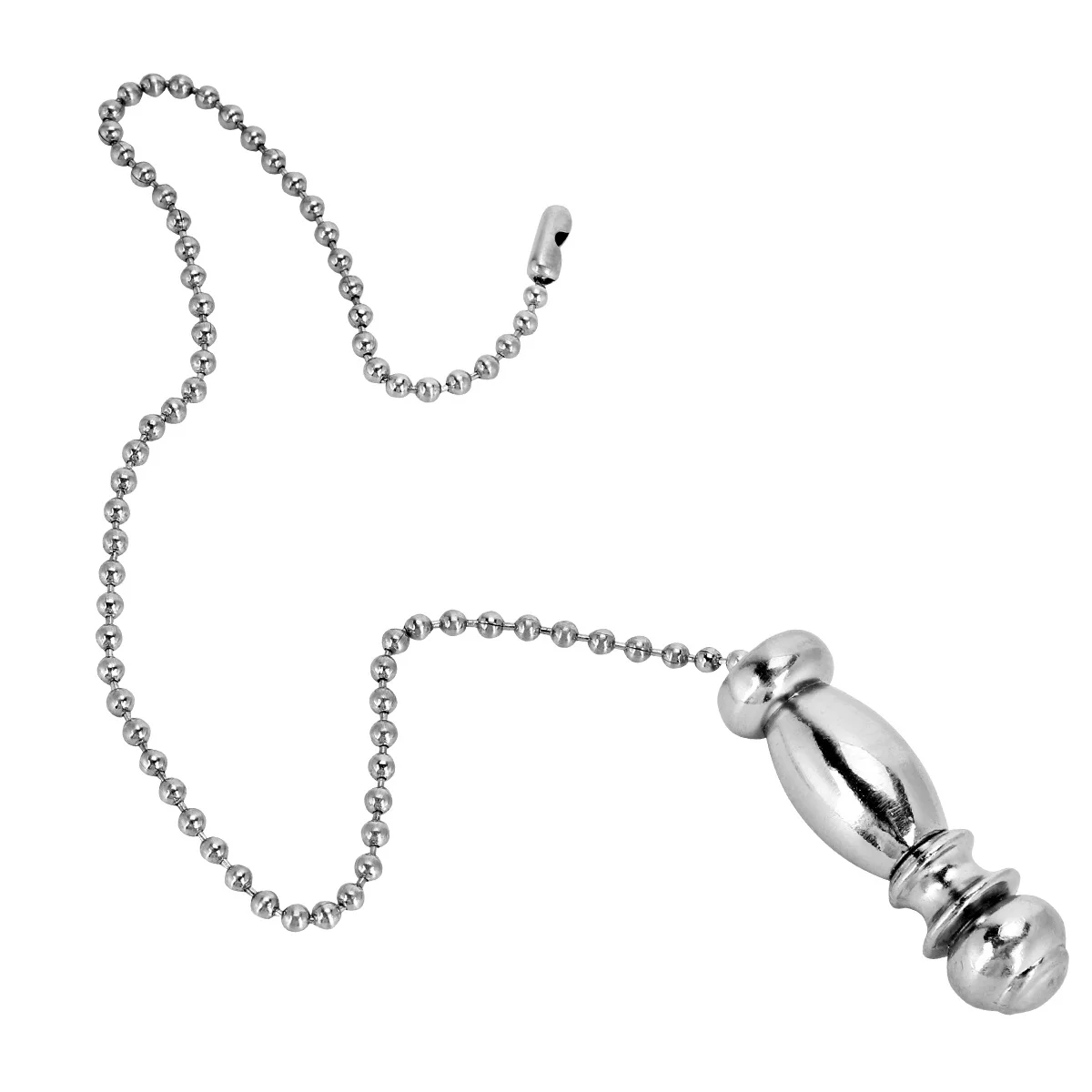 Durable Iron Ceiling Fan Pull Chain Round Beaded Pendant Lamp Pull Chain Extension Extender Cable Pulling Pendant