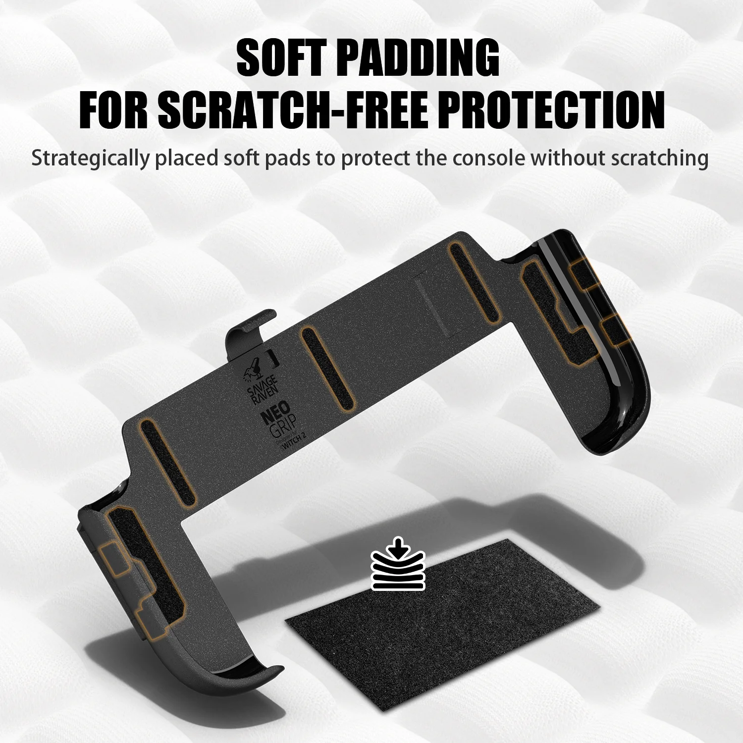 Savage Raven by Skull & Co. NeoGrip z wymiennym ergonomicznym uchwytem ochronnym do konsoli do gier Nintendo Switch 2 NS2 — zdjęcie produktu 3