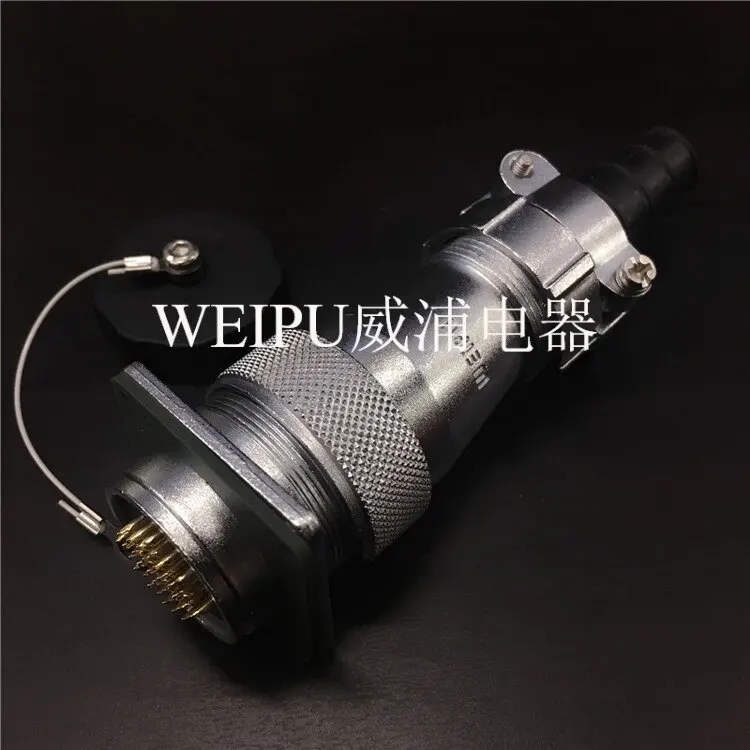 3PCS  Weipu waterproof IP65 aviation plug socket WF16-2 core 3  4  5  7  9 core TI/KZ connector