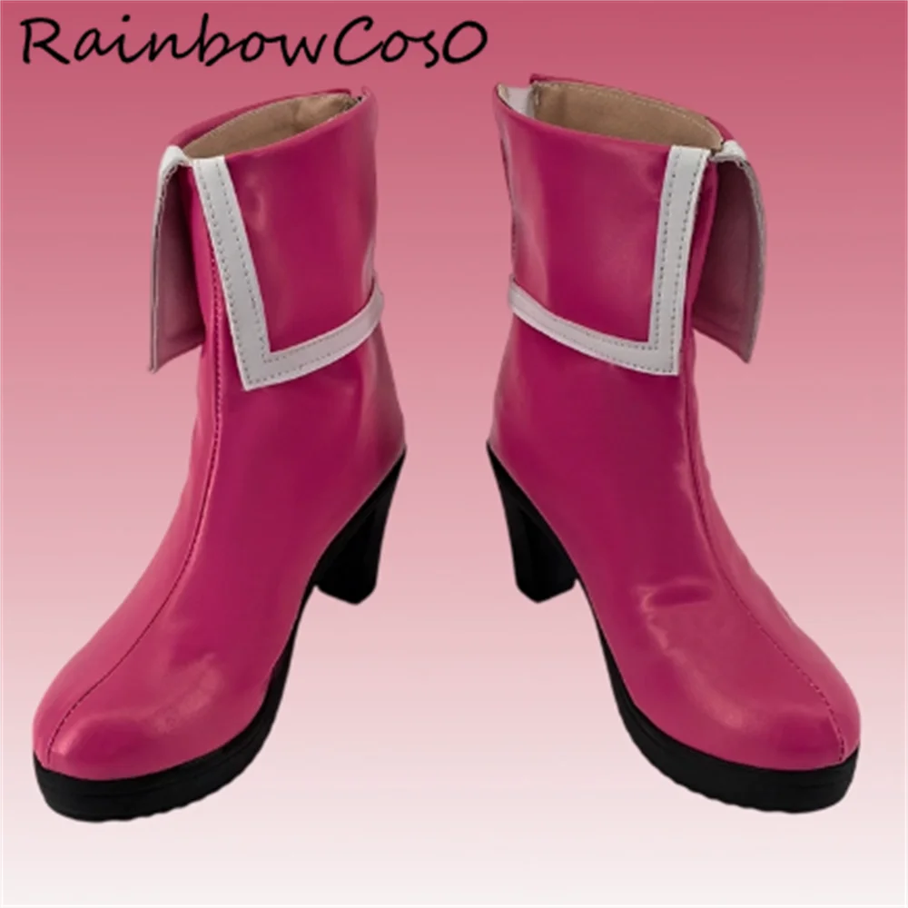 Lilysa Amano Ririsa Amano Mikari Tachibana 2.5 Dimensional Seduction Cosplay Shoes Boots Game Anime Party Halloween W4956