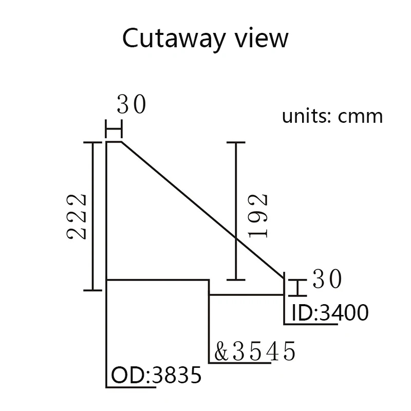 Mod 38.35mm*34mm Copper Watch Chapter Ring Fits Japanese Men's Watch Repair Accessories Parts