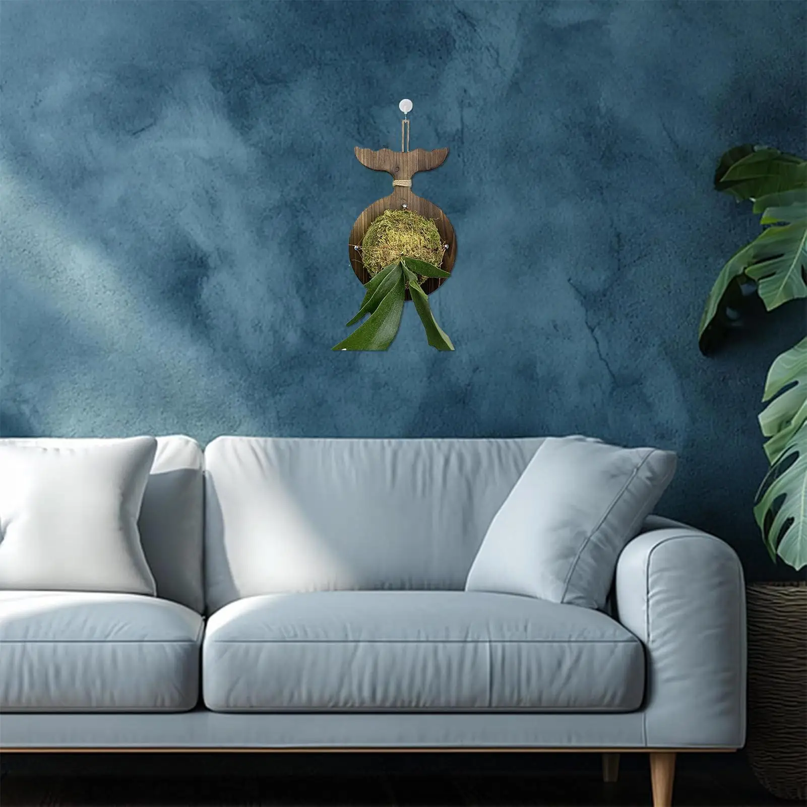 

Staghorn Wall Planter Wooden Staghorn Fern Wall Planter Space Saving Platycerium Orchids Mount Supplies For Balcony Dorm Living