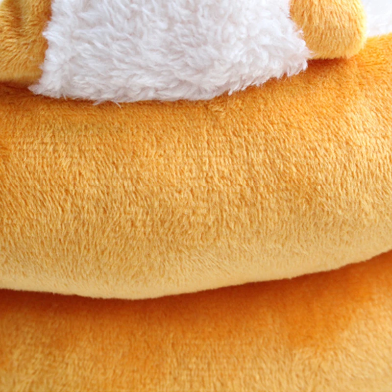 Cute Pet Cat Bed Winter Warm Sofa Cushion Soft Round Indoor Sleeping Bag Mat Basket for Small Dogs Puppy Kennel Cat Supplies