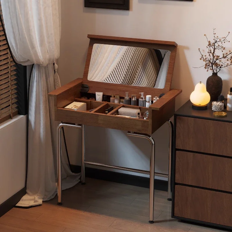 

Modern Nordic Bedroom Furniture Makeup Vanities Flip Cover Makeup Desk Vanity Dressing Table Makeup Vanity Toiletries Dresser