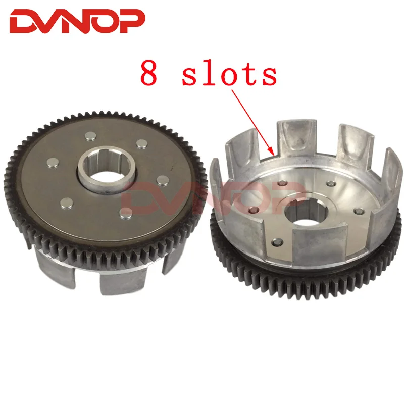 Motorcycle  6pcs Friction DIsc Center Outer Clutch Assy for CG150 CG175 CG200 CG250 Tricylcle Buggy ATV