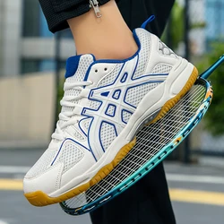 Lightweight Men Badminton Shoes Breathable Indoor Athletic Training Sneakers Anti Slip Volleyball Tennis Couple Sports Shoes