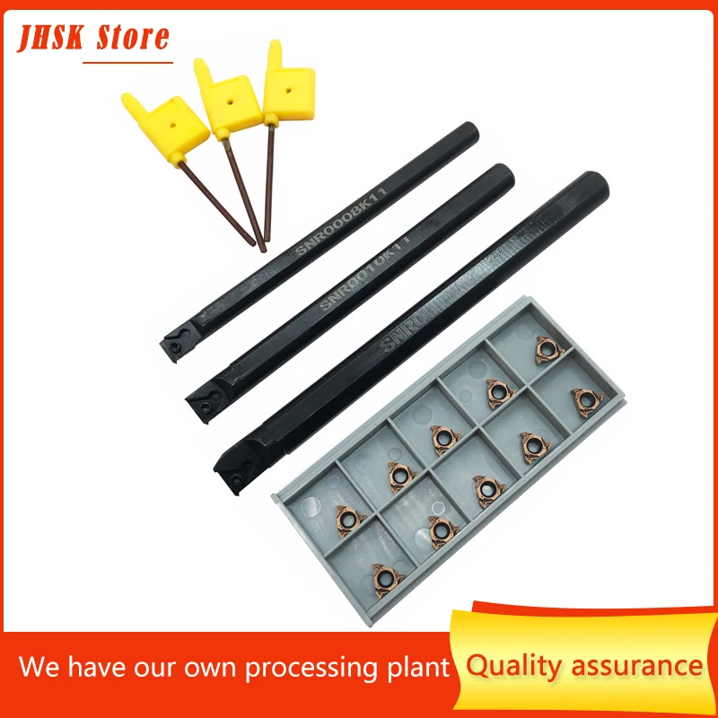 Metal turning tools Threading Boring Bars Turning Tool Holders with 11IR A60 Carbide Threading Inserts CNC Lathe cutters Inserts