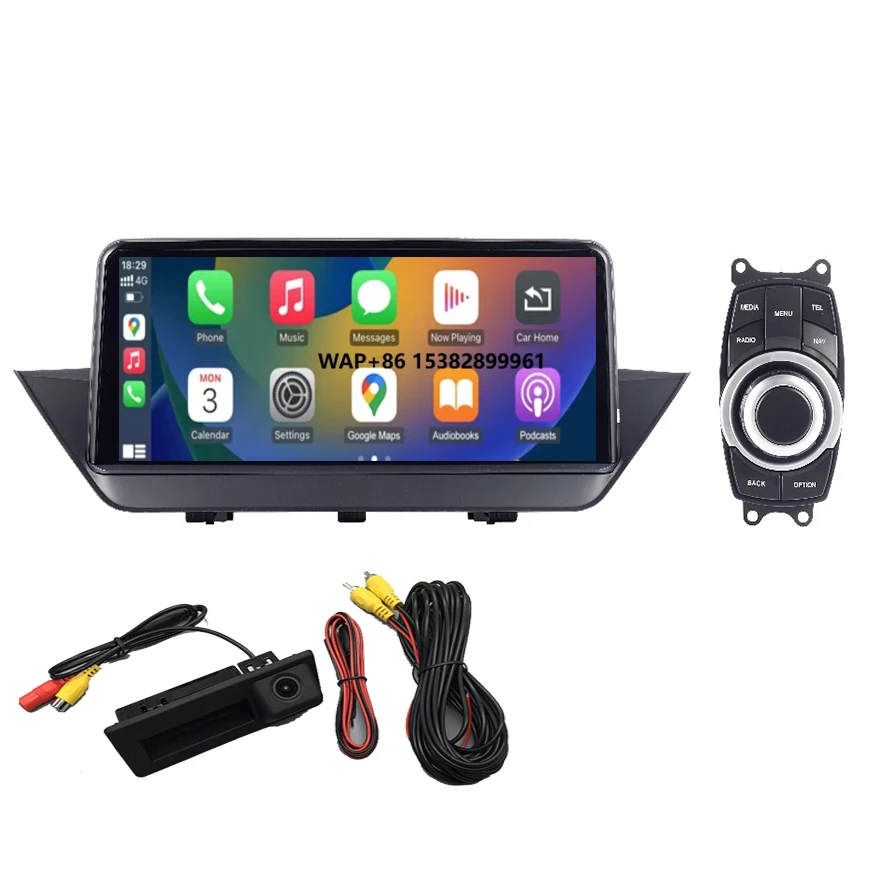 

10.25\" Wireless Carplay Android Auto Radio Touch Screen OEM AHD Rear Backup Amplifier for X1 E84 Dashboard