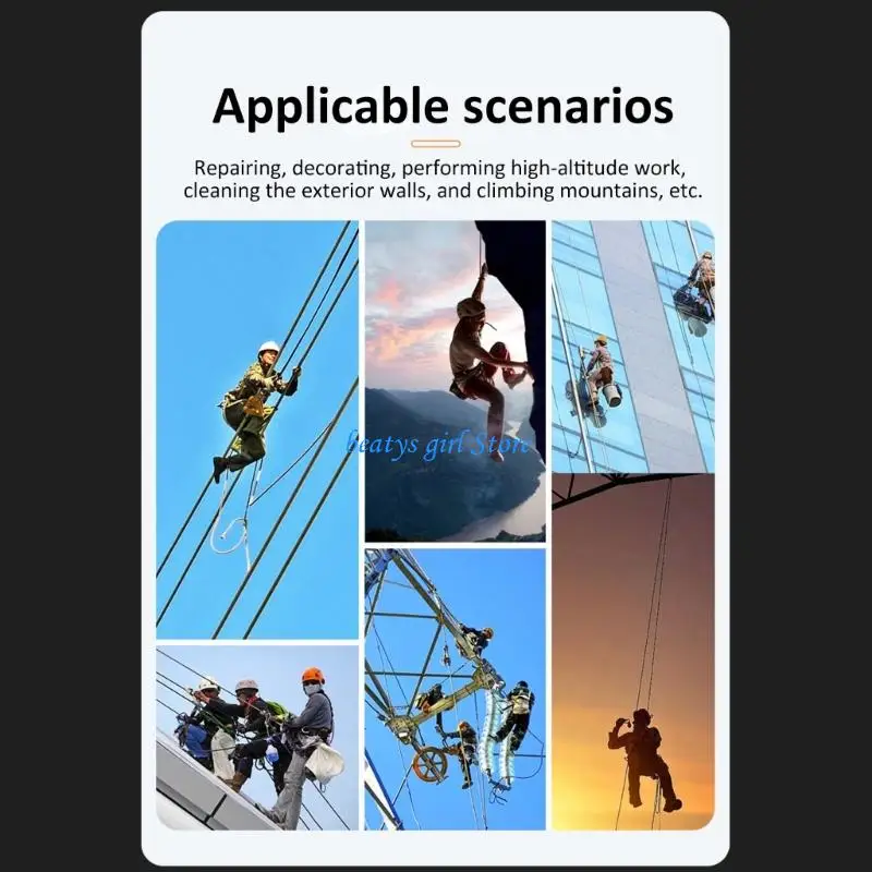 C7AB Alloy Steel Comfortable Safety Harness Device for Industrial Use and Climbing