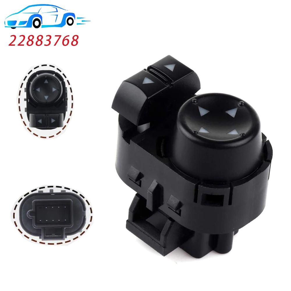 For Chevrolet HHR Impala Malibu Monte Carlo Car Mirror Control Switch Regulator Button Accessories 22883768 25778970