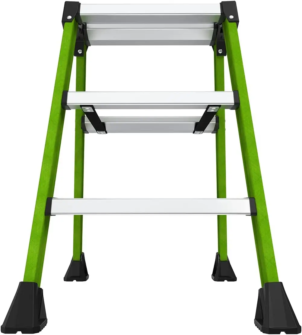 Imagem -03 - Little Giant Ladders Sure Stepfiberglass tipo 1aa 375 Lbs Classificação de Peso Hi-viz g 11953