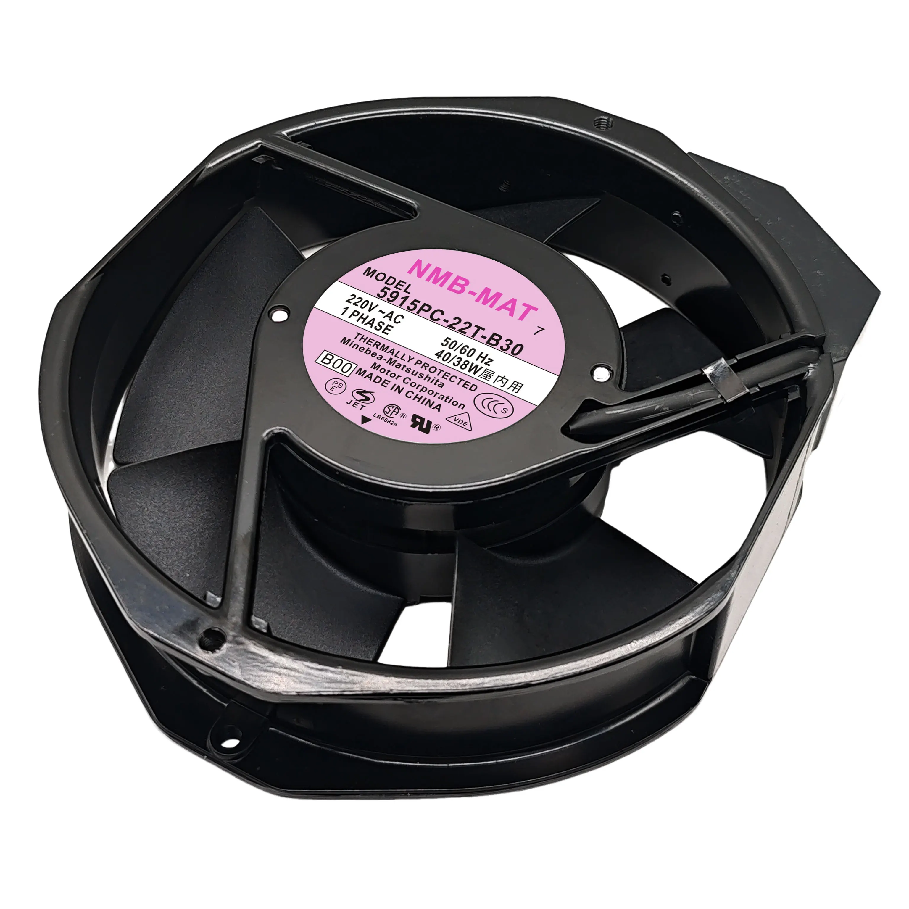 

NMB-MAT 5915PC-22T-B30 AC 220V 40W 172x150x38mm Cooling Fan