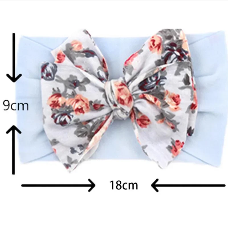 1 Piece Baby Headband Flower Toddler Infant Kids Hair Accessories Girl Newborn Bow Turban Bandage Headwear Headwrap Gift