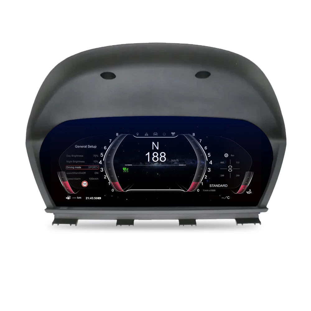 12.3 "LCD عداد السرعة لوحة القيادة الرقمية العنقودية أداة العنقودية ل 1 2 سلسلة F20 F22 F52 X1 X2 F39 F48 F49 لينكس #6