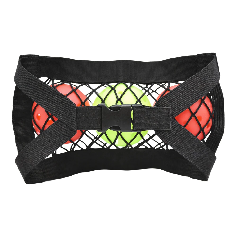 Drawstring Pouch Pickleball Mesh Bag Competition Use Breathable Construction Elastic Strap Transparent Visibility