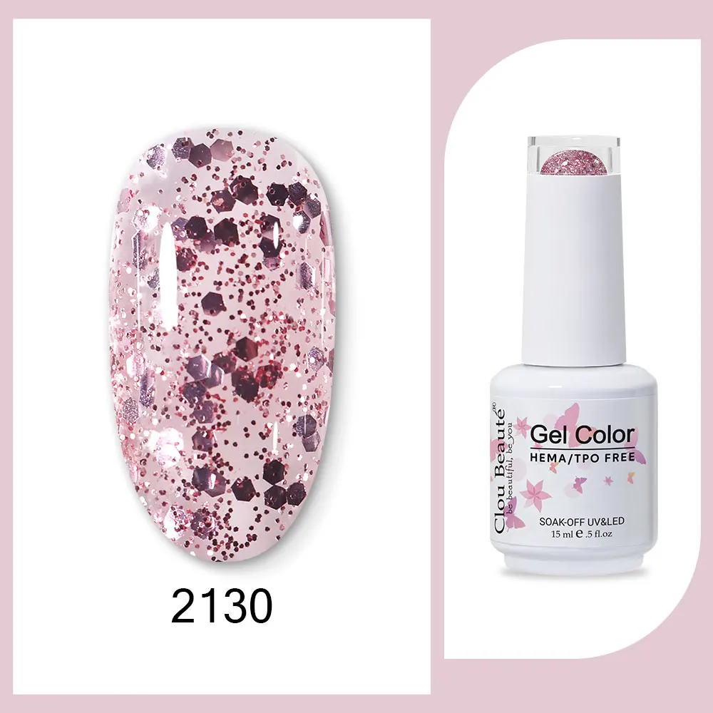 Clou Beaute 15 ml Rood Zwart Wit Groen Neon Gel Nagellak Base Top Coat Velvet Top 400 Kleuren Semi permanente Gel Nagellak