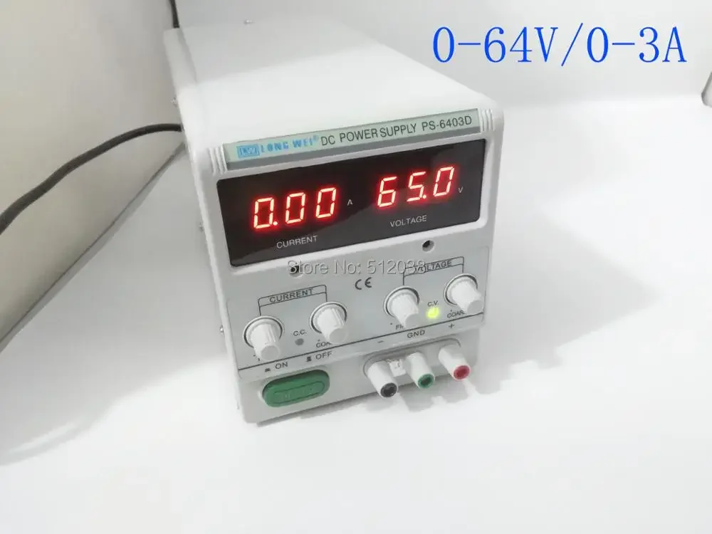 

LW PS-6403D 0-64V/3A digital dc power supply,DC REGULATED POWER SUPPLY
