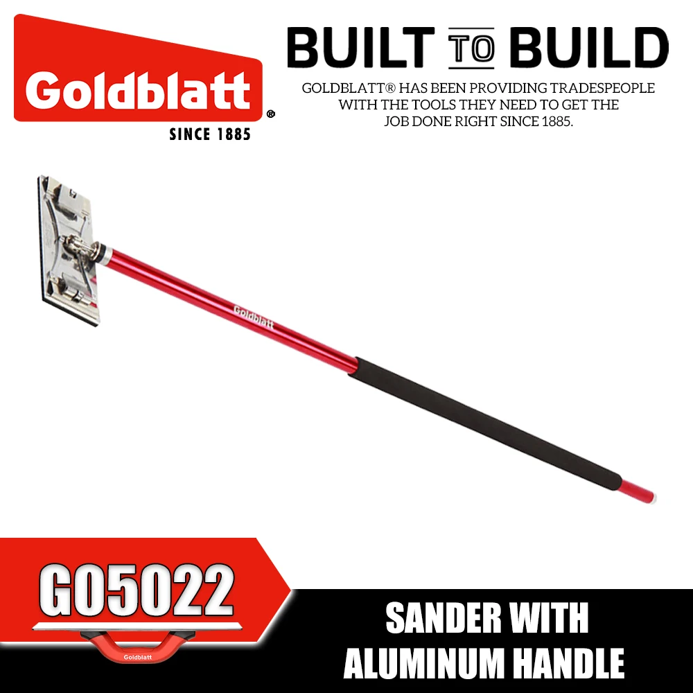 GOLDBLATT G05022 Sander with Aluminum Handle G05036  Aluminum Handle