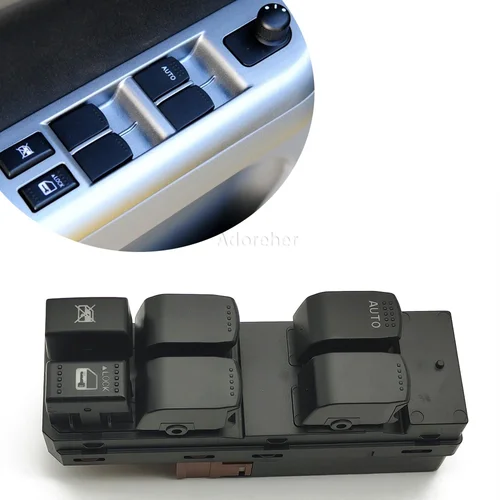 Interruptor de Control de elevador de ventana eléctrico, botón de ventana Compatible con Suzuki Swift SX4 Alto 2005 2006 2007 2008 2009 2010 2011-2013