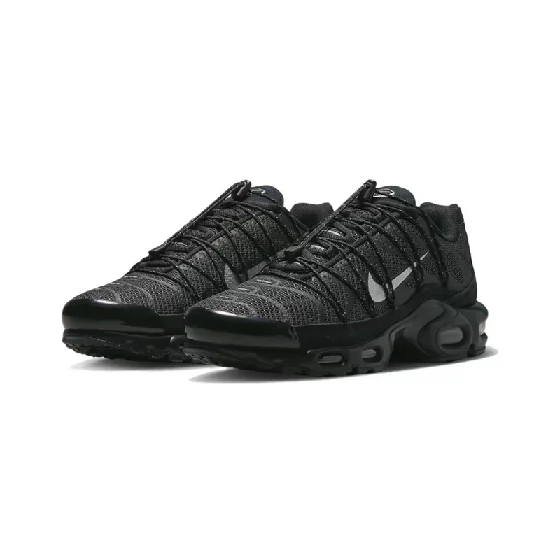 

Nike Air Max Plus Utility, черно-белые модные мужские и женские кроссовки на воздушной подушке, повседневные кроссовки Nike в стиле ретро FD0670-001