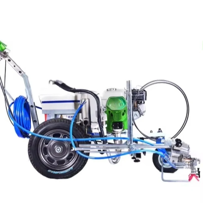 Road Line Marker for Pre Heated Thermoplastic Materials Ensuring Optimal Adhesion for Easy Access to All Functions Customized