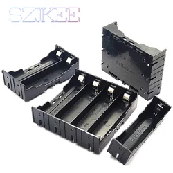 18650 Custodia per batteria 18650 Supporto per batteria 18650 Scatola per batteria per batteria ricaricabile 18650 Connessione serie 1/2/3/4 Plastica fai da te