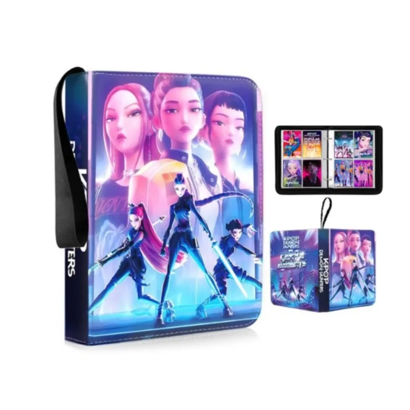 

New Kpop Demon Hunter Girl Group Card Album, Loose-leaf Album, Lumi Card Collection Storage Album, Capable of Holding 50 Cards