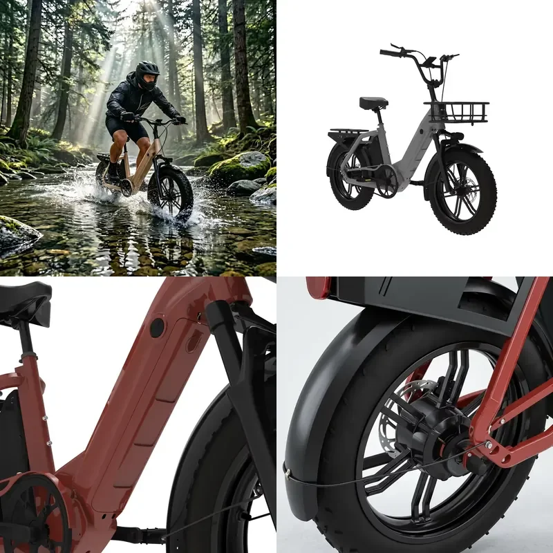 Factory Direct 20inch 500W City Bikes 80miles Cargo 30ah Battery for Adult