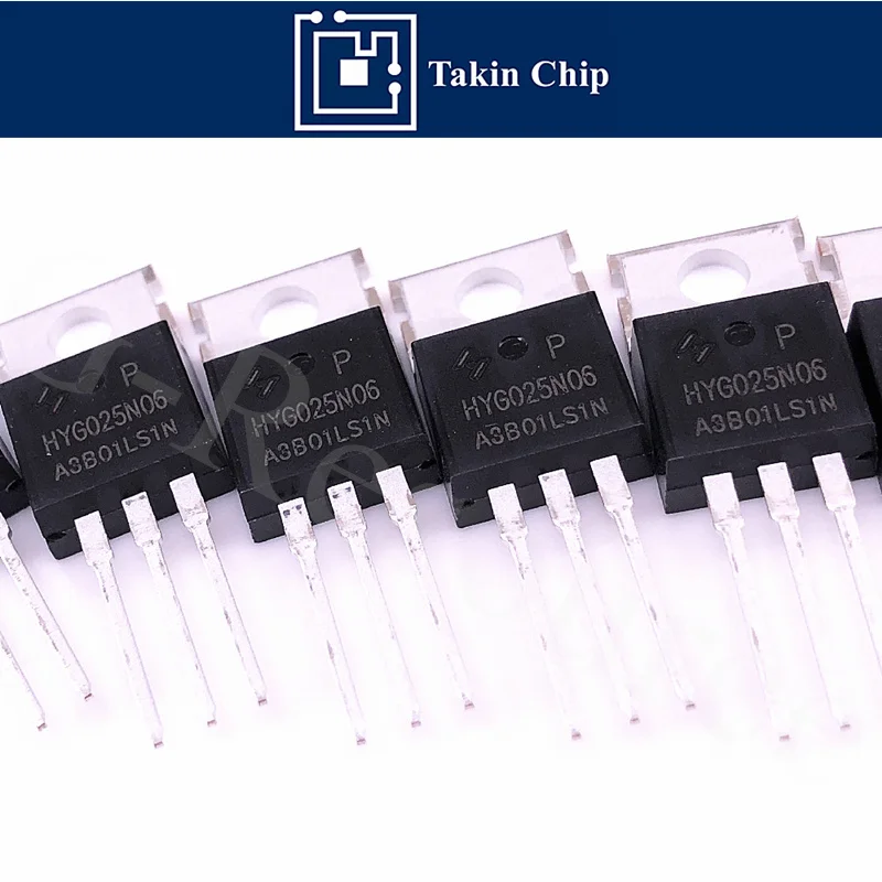 (10pcs) HYG025N06LS1P TO-220 HYG025N06 60V 160A 2.5mΩ MOSFET