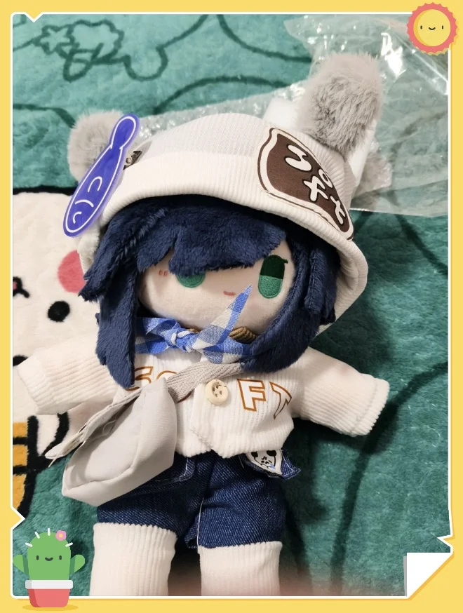 

20cm Genshin Impact Yelan Plush Doll Cute Cotton Stuffed Anime Figure Dress Up Plushie Toy Gift for Fans
