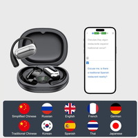 UYUXIO OWS Ear Buds Real Time AI Language Translation Earphone with 144 Languages Translating Earbuds for Business Travel