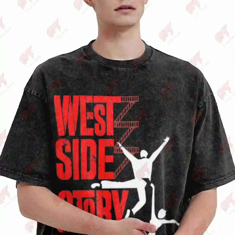 West Side Story Vintage Washed Tee Pure Cotton T-Shirt