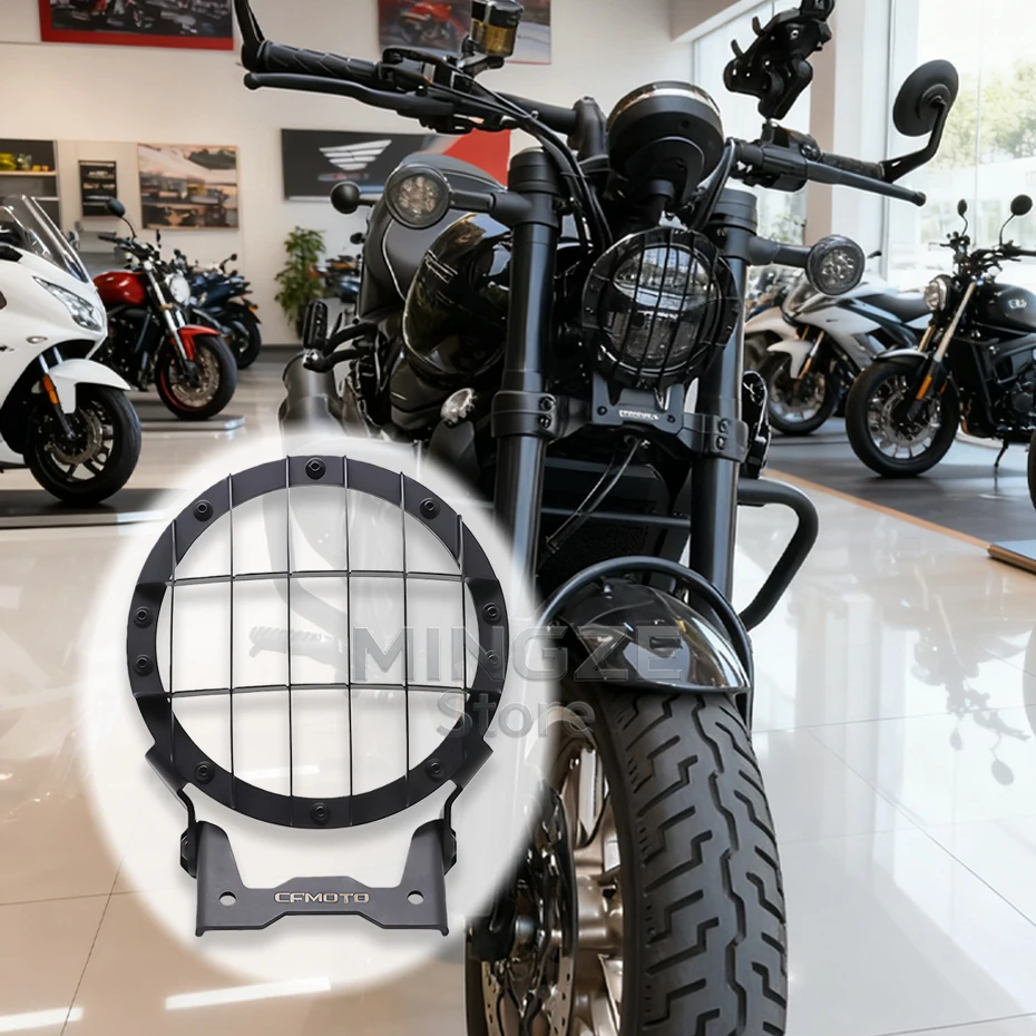 

2024 2025 Motorcycle Front Headlight Grille Guard Lense Cover Protector For CFMOTO 450CL-C 450CLC CLC450 cfmoto 450clc 2023