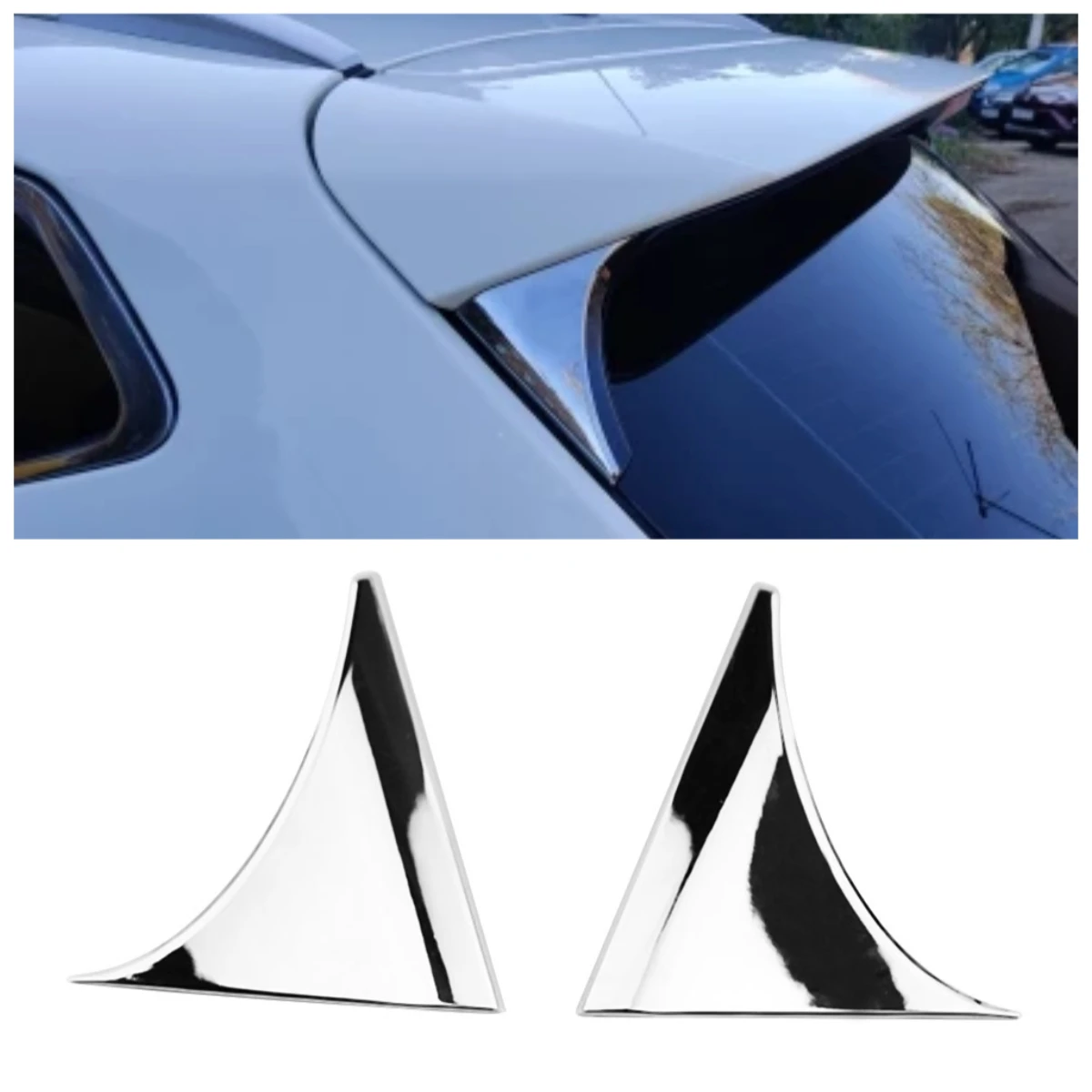 ABS Chrom Auto Auto Heckscheibe Heckklappe Spoiler Zierleisten Abdeckung Fit für Nissan Qashqai J11 2014 2015 2016 2017 2018 Styling