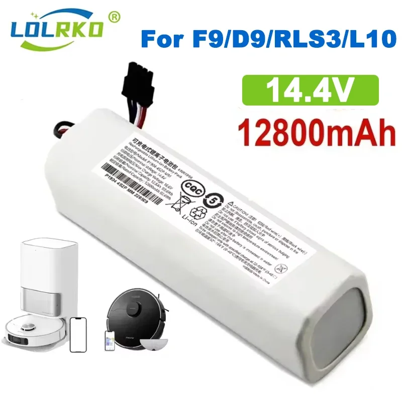 

2024 P2008-4S2P-MMBK Original Replacement Battery For Dreame F9 D9 L10 Pro Plus RLS3 RLS5 RLS5L RLS5D Accessories Parts