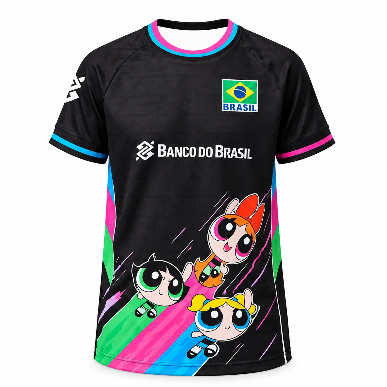 2026 The Powerpuff Girls New Family Matching Beach Volleyball Jersey Men Women Kids Short Sleeve Sports Shirt For Fans And Lover