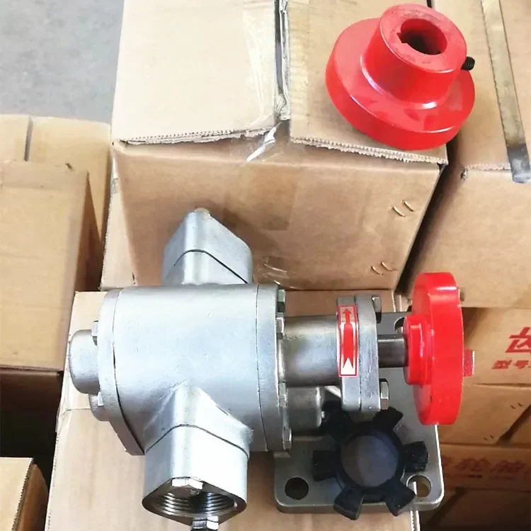 304 stainless steel gear pump KCB-55 corrosion-resistant electric oil pump chemical pump