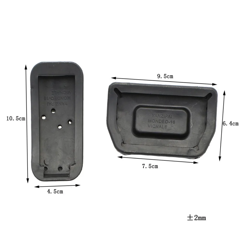 Copertura del pedale del gas del freno dell\'auto senza trapano in acciaio inossidabile per Ford Fusion Mondeo per Lincoln MKZ 2013-2020 Accessori