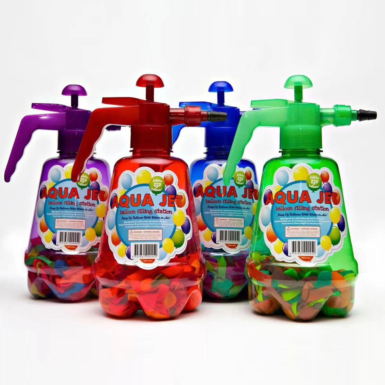 Water Filler Kit Water Fight Easy-to-Use Balloon Inflator Comes with 500 Water Balloons for Outdoor Fun Large Capacity
