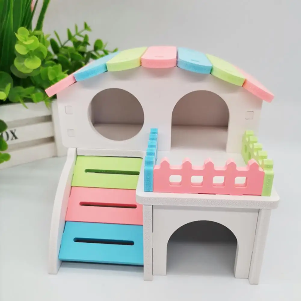 Small Pets House Safe Small Animal Hideout House Creative Hamster Toy Hamster House