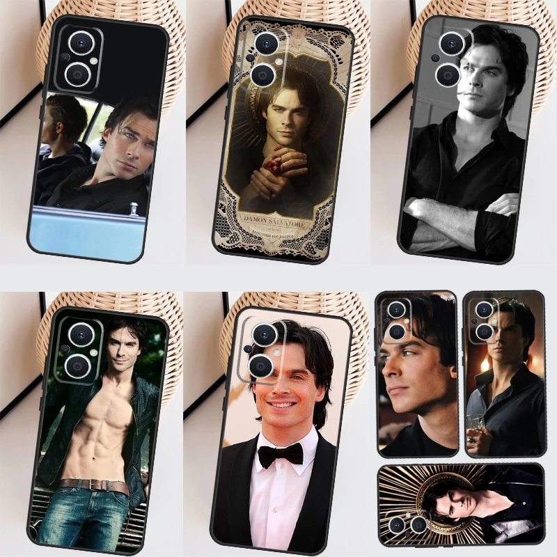 Damon Salvatore Vampire Diaries Case For OPPO Reno 5 Lite 4 6 7 8 10 8T 5Z 4Z 2Z OPPO Find X6 Pro X5 X2 Lite X3 Neo Cover