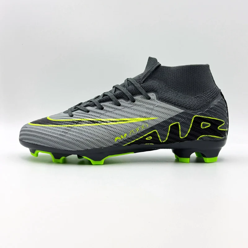 

New Men Women Football Field Boots Unisex Non Slip Sneaker Professional Fast Resistant Studded Society Turf Soccer Shoes Cleats
