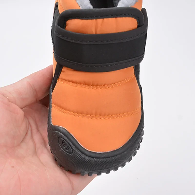 Winter Plush Gril Boot Casual Soft Sole Warm Cotton Boot Waterproof Kid Shoes Comfort Baby Shoe Casual Girl Shoe Child Snow Boot