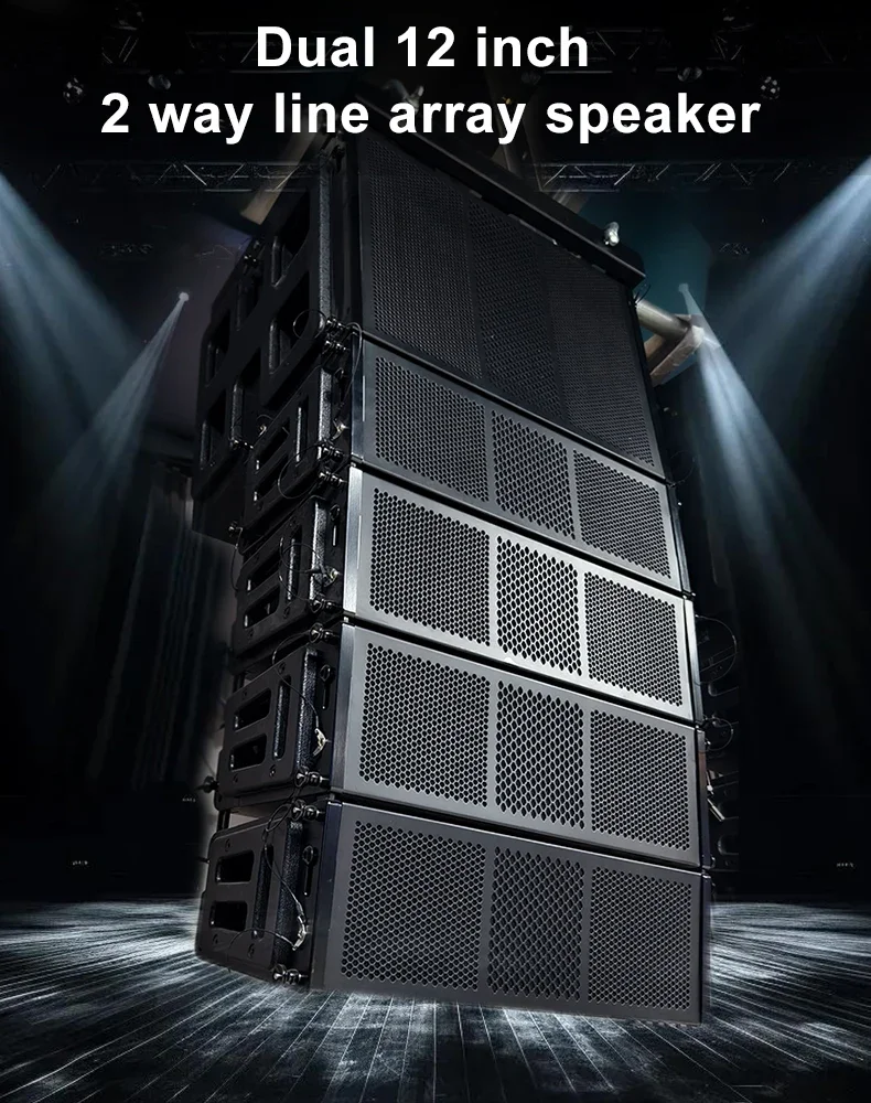 Doble 12 Inch Line Array Speakers Equipo Para Eventos O Parlantes De Alta Potencia Binas Grande Profesional Equipo De Sonido